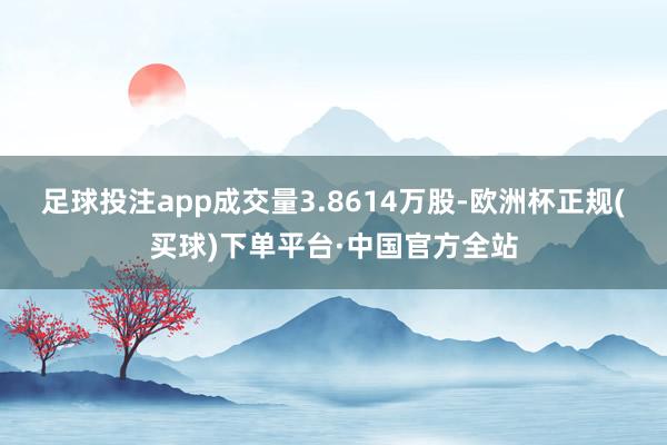 足球投注app成交量3.8614万股-欧洲杯正规(买球)下单平台·中国官方全站