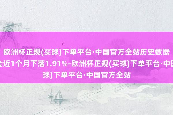 欧洲杯正规(买球)下单平台·中国官方全站历史数据知道该基金近1个月下落1.91%-欧洲杯正规(买球)下单平台·中国官方全站